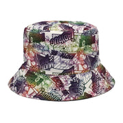 Men's And Women's Outdoor Leisure Printing Sun-shade Sun Protection Hat