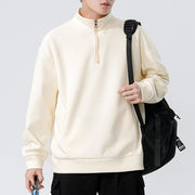 Men's Loose High Collar Men's Cotton Sweater