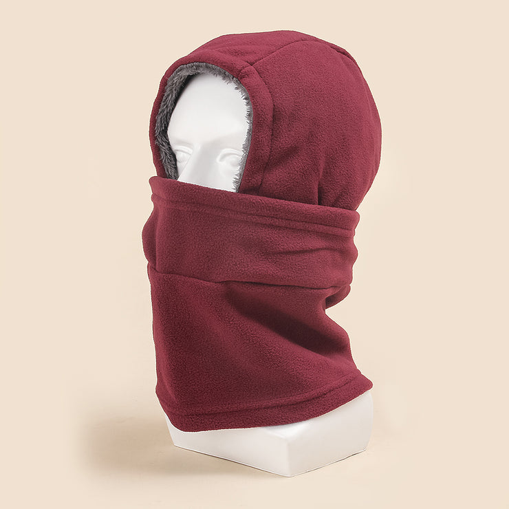 Outdoor Riding Fleece-lined Pullover Keep Warm Snow Hat