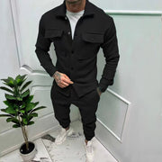 Fall Winter Fashion Jacket Casual Pants Two-piece Set