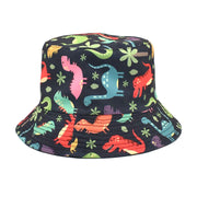 Men's And Women's Outdoor Leisure Printing Sun-shade Sun Protection Hat