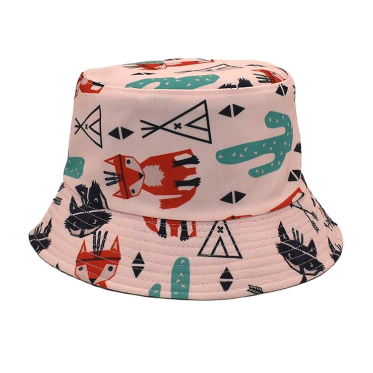 Men's And Women's Outdoor Leisure Printing Sun-shade Sun Protection Hat