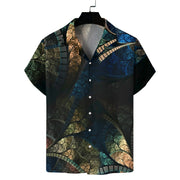 Fashion Hawaii Lapel Thin Short Sleeve