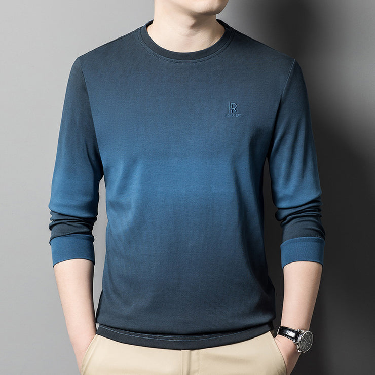 Men's Young And Middle-aged Long-sleeved T-shirt