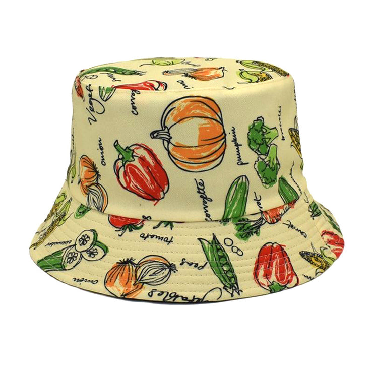 Men's And Women's Outdoor Leisure Printing Sun-shade Sun Protection Hat