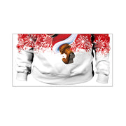 Christmas Digital Printing Pattern Round-neck Pullover