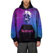 Men's Fashion Connector Retro Camouflage Digital Printed Hoodie