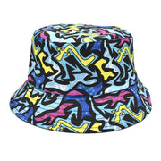 Men's And Women's Outdoor Double-sided Sunscreen Printed Fisherman Hat