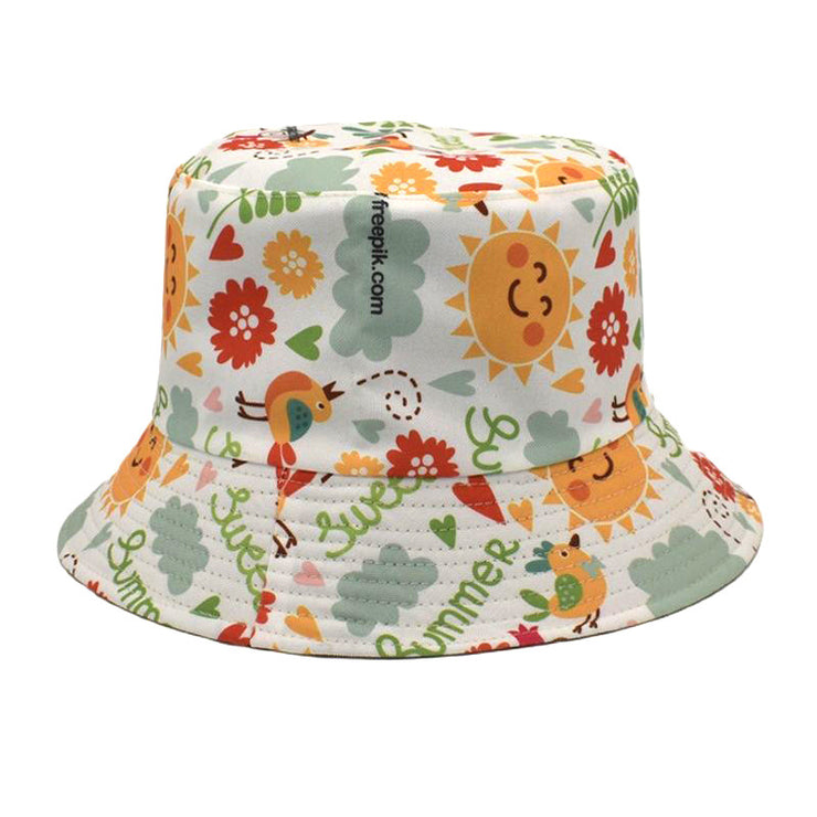 Men's And Women's Outdoor Leisure Printing Sun-shade Sun Protection Hat