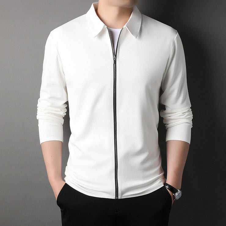 Men's Fashion Simple Lapel Casual Jacket