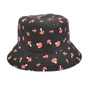 Men's And Women's Outdoor Casual Colorful Mushroom Pattern Fisherman Hat