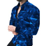 Men's Long-sleeved Shirt Casual Printing