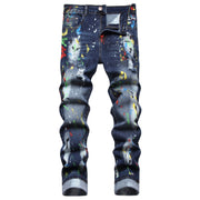 European And American Style Stretch Broken Holes Pants