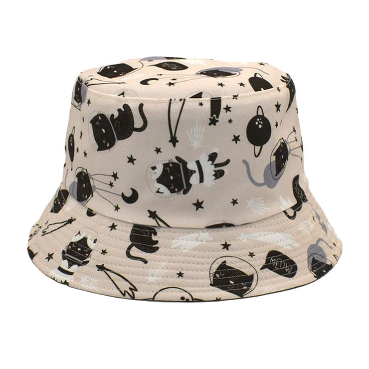 Men's And Women's Outdoor Leisure Printing Sun-shade Sun Protection Hat