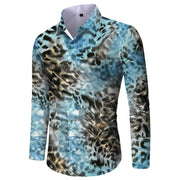 Men's Shirt Fashionable Printed Long Sleeve