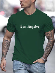 Men's Round Neck Plus Size T-shirt Personalized Patterns Printed Short Sleeve