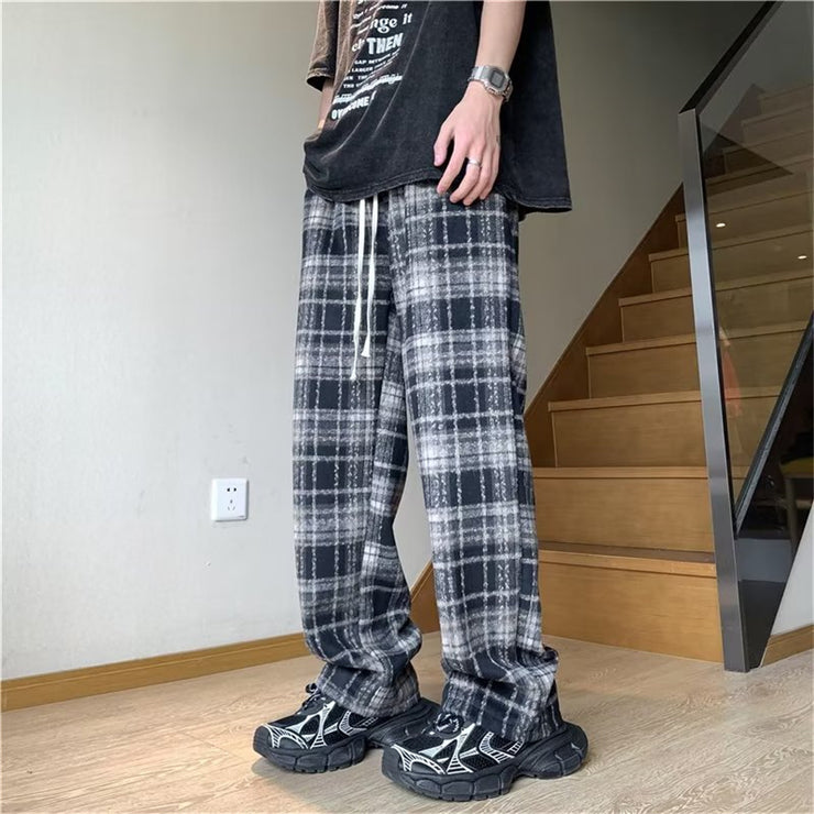 Idle Style High-grade Fashion Brand Loose Straight Casual Trousers