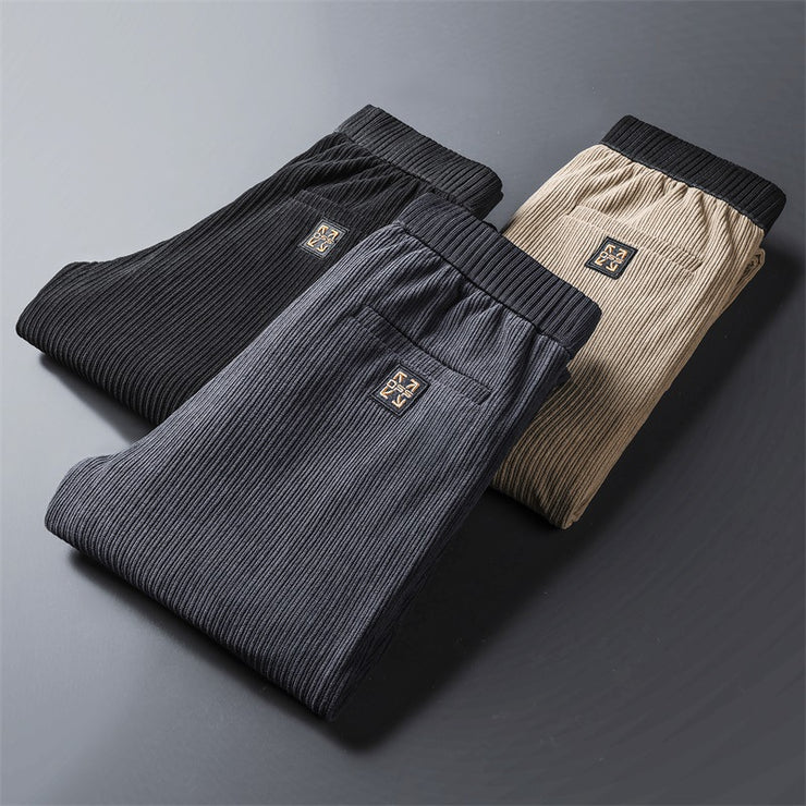 Autumn And Winter Straight Leg Workwear Pants Nine Points