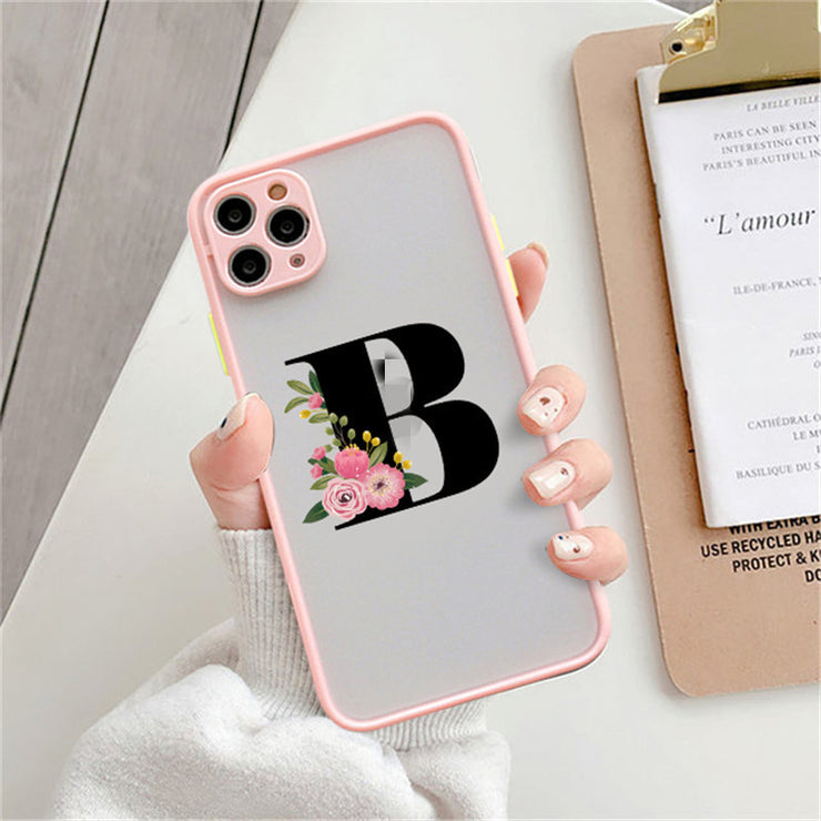 English Alphabet TPU PC Phone Case