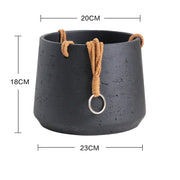 Nordic Wall Hanging Cement Hanging Flower Pot