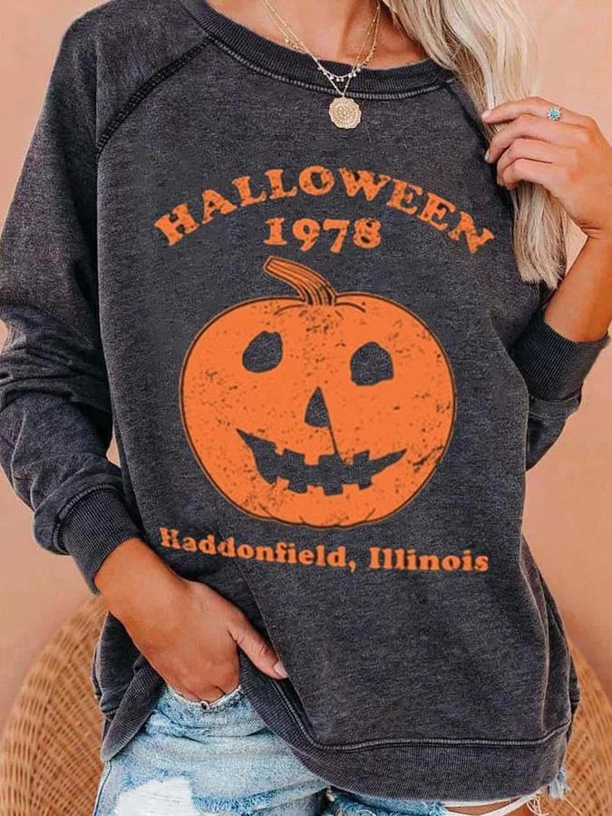 Women's Fashion Casual Halloween Printing