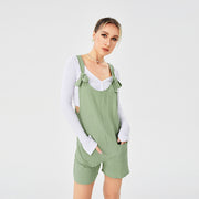 Casual Fashion Suspender Shorts Jumpsuit Strap Pants