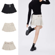 Embroidered Letter Design Casual Temperament Skirt