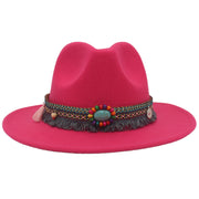 Ethnic Style Western Cowboy Hat Gem Accessories Tibetan Top Hat