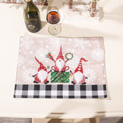 Christmas Creative Cute Forest People Table Mat