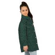 Workwear Loose Rhombus Cotton Clothing Cotton Coat Daughter