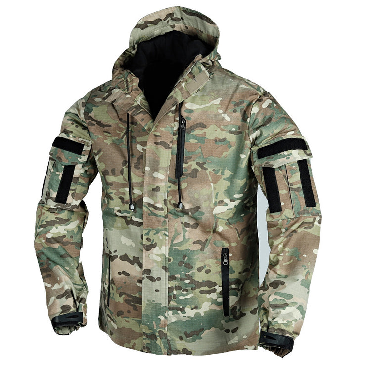 Men's Coat Tactical Top Military Fan Windbreaker