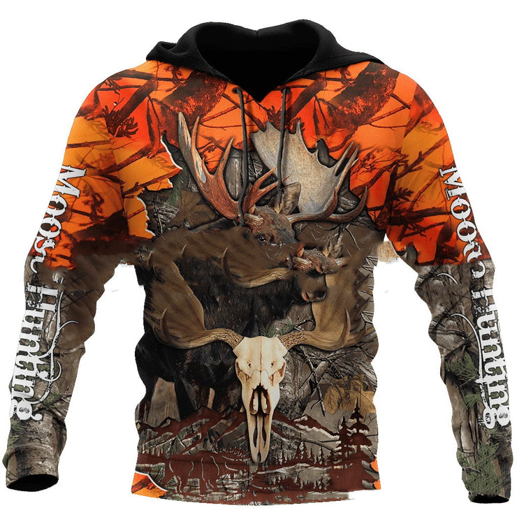 3d Deer Sheep Print Sweatshirt Hoodie Digital