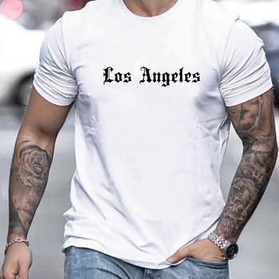 Men's Round Neck Plus Size T-shirt Personalized Patterns Printed Short Sleeve