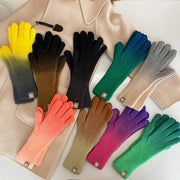 Fashion Winter Warm Gradient Gloves