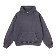 Men's Retro Distressed Hooded Sweater