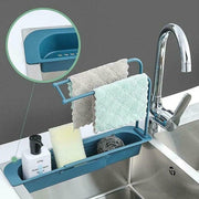 Telescopic Sink Rack Holder Expandable Storage Drain Basket For Kitchen Modern Sink Rack Telescopic Holder Expandable Storage Drain Kitchen Shelf Sponge Basket