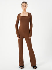 Women's Loose Casual High Stretch Jumpsuit