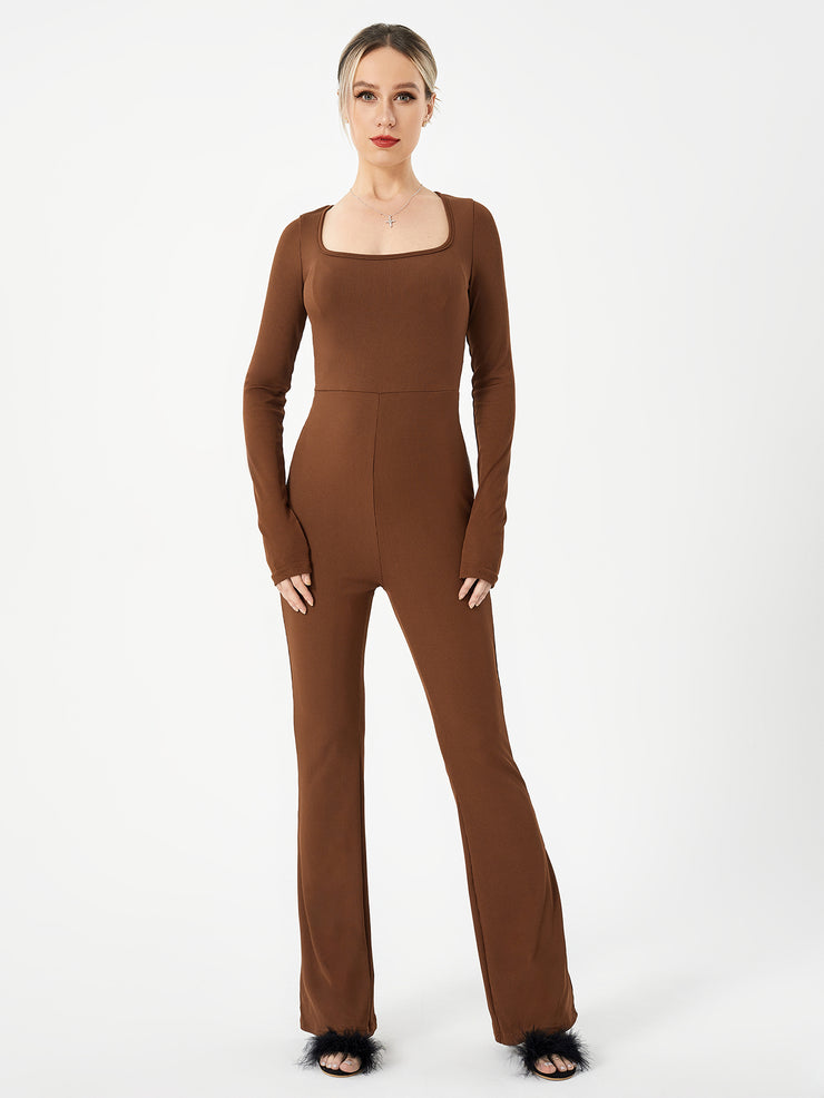 Women's Loose Casual High Stretch Jumpsuit