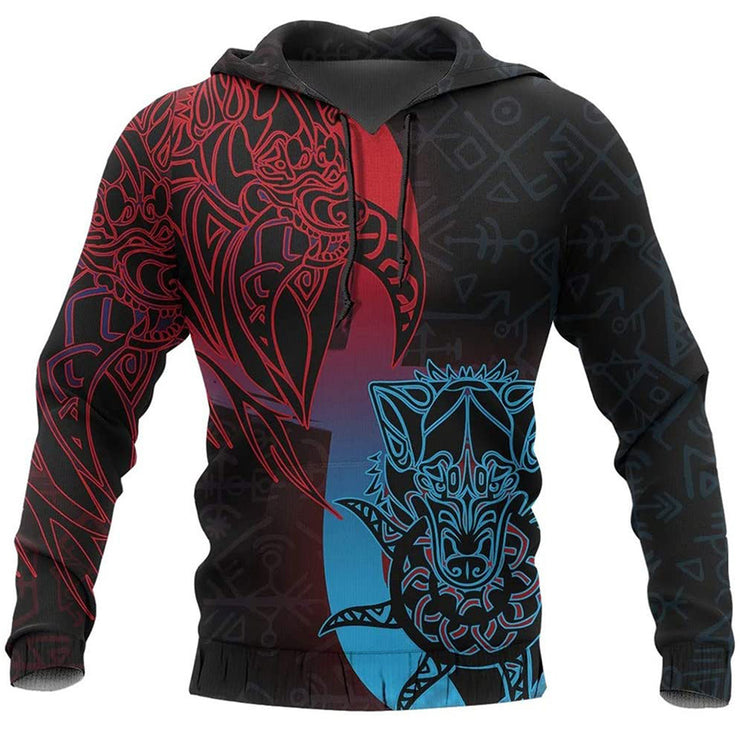 3d Digital Printing Vikings Sweater