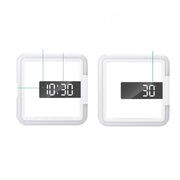 Square RGB Clock Home Creative Thermometer Digital Alarm Clock