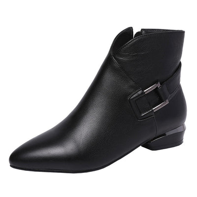 Low-heel Short-tube Ladies Fashion Boots