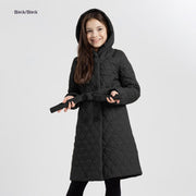 Long Coat Stand-up Collar Cotton-padded Clothes Warm And Windproof Children