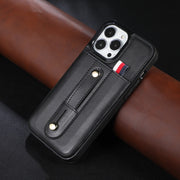 New Creative Ring Buckle Leather Card Mobile Phone Case Protective Cover