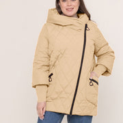 Women's Quilted Cotton Coat Mid-length Winter Clothing Coat