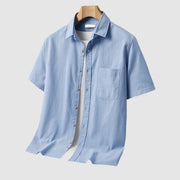 Men's Hawaiian Printed Short-sleeved Shirt