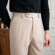 Commuter Thick Casual Pants Retro Thickened