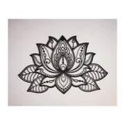 Metal Craft Decorations Lotus Wall Art Indoor Outdoor Hanging Pieces