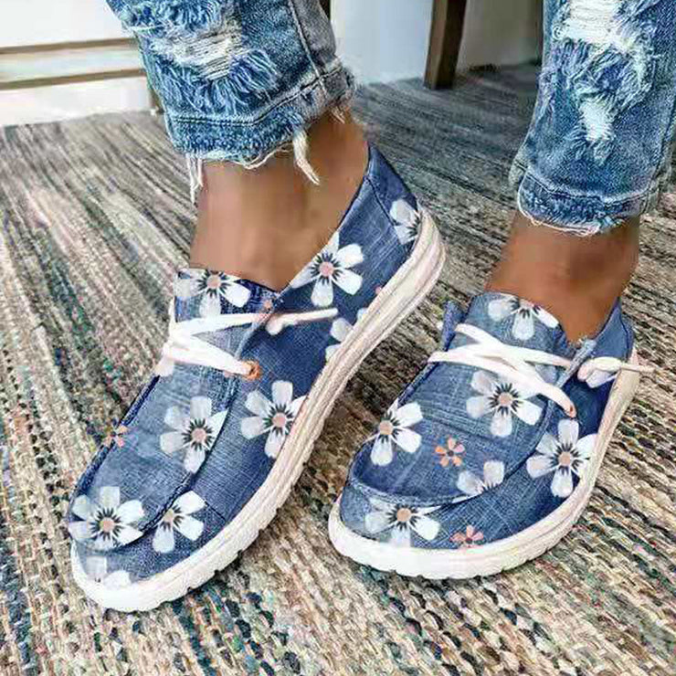 Large Size New Canvas Women Single Shoes