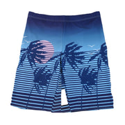 Men's Printed Large Size Loose Hot Springs Swimming Trunks