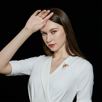 Light Luxury High-end Phoenix Brooch For Women